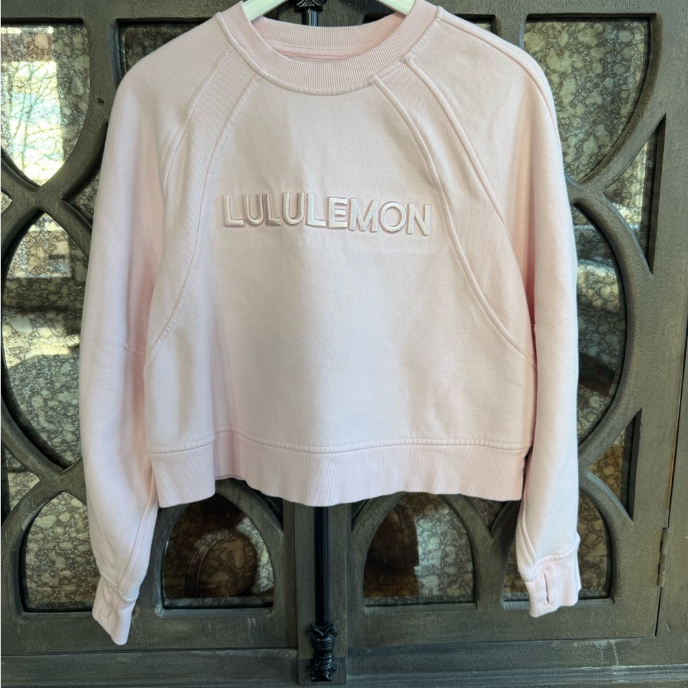 Lululemon Athletica Light Pink Sweatshirt